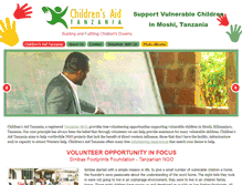 Tablet Screenshot of childrensaidtz.org